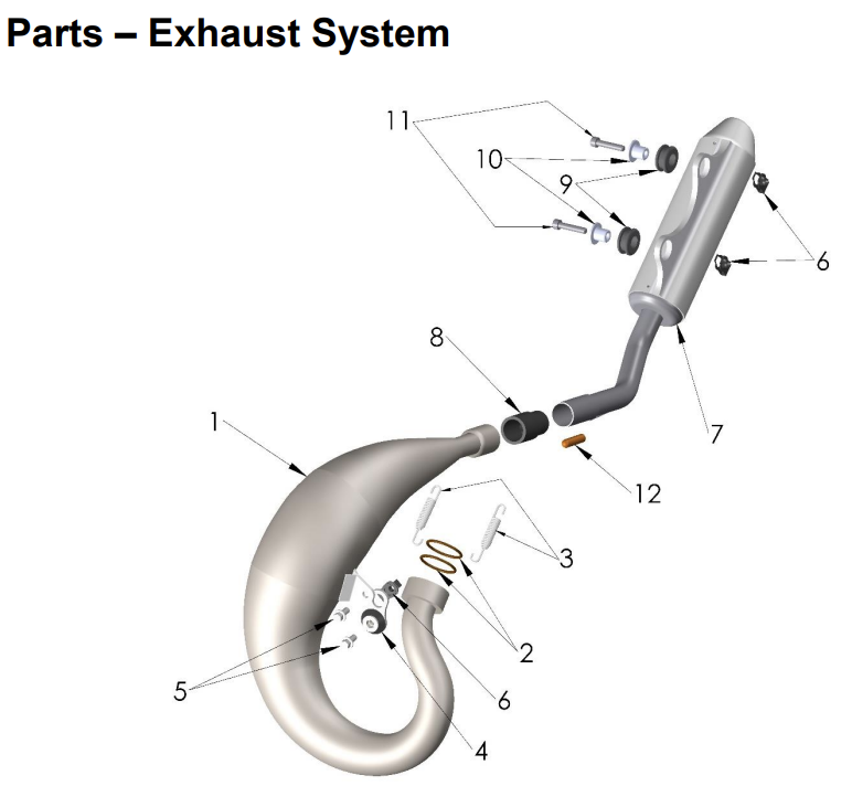 Cobra CX50 FWE/SR 2021 to Current Exhaust System