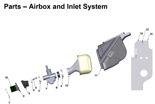 Cobra CX50 JR/P3 Air Box and Inlet System 2017 -2024