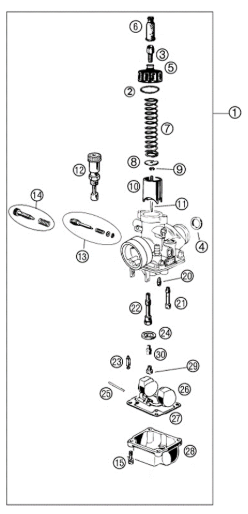 Carburetor 2017-2026 CX50 FWE/SR/KING/JR/P3