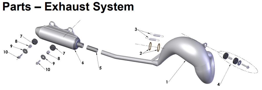 Cobra CX50 JR/P3 2017 - 2024 Exhaust System