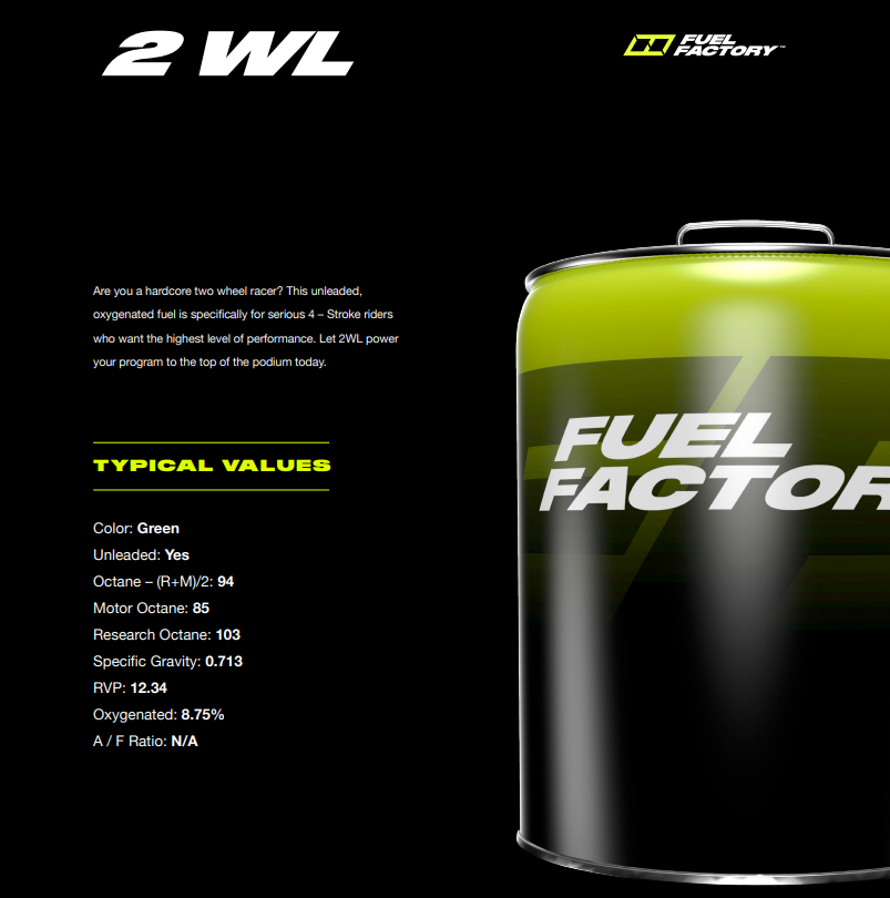 Fuel Factory Race Fuel