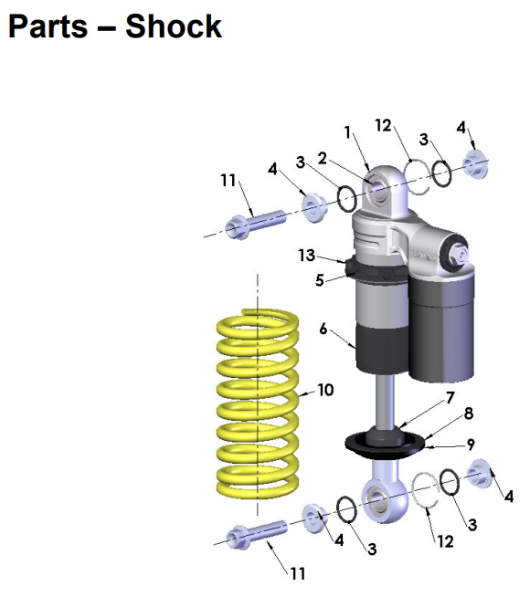 Shock External - Cobra CX-50 JR     2017 - 2024