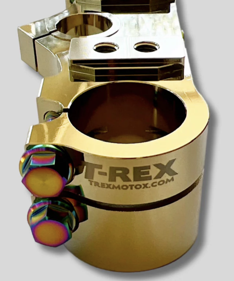 Cobra 50cc T-Rex Triple Clamp w/adjustable T-Rex Bar Mounts