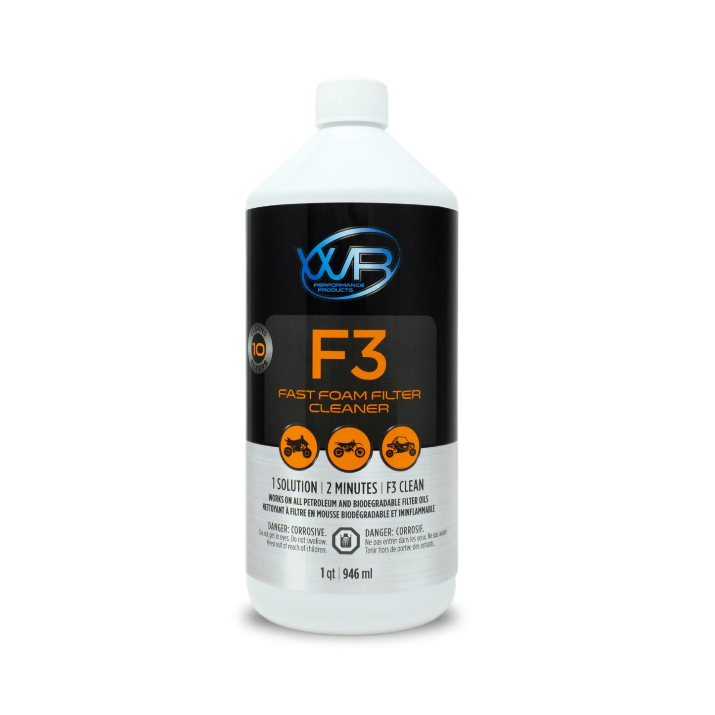 WR Performance Products - F3 (Fast Foam Filter Cleaner) - 1 qt.